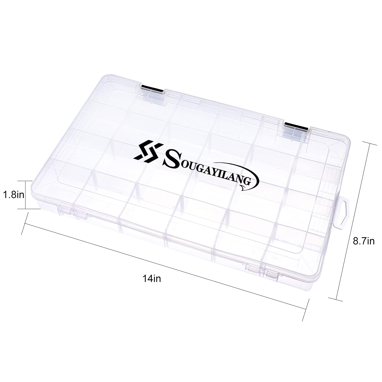 Sougayilang PP plastic tackle box delivers durable, long-lasting outdoor use