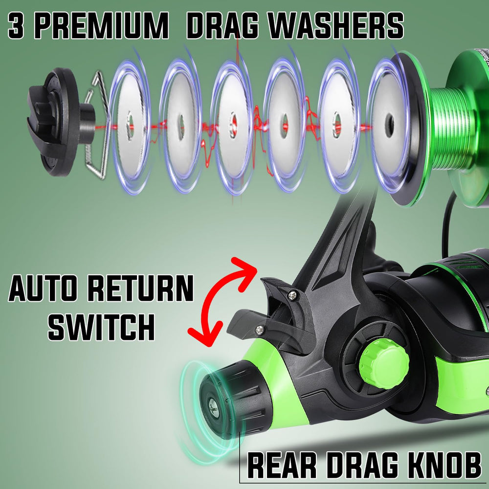Sougayilang precision alloy gear inside the reel for reliable performance across species.