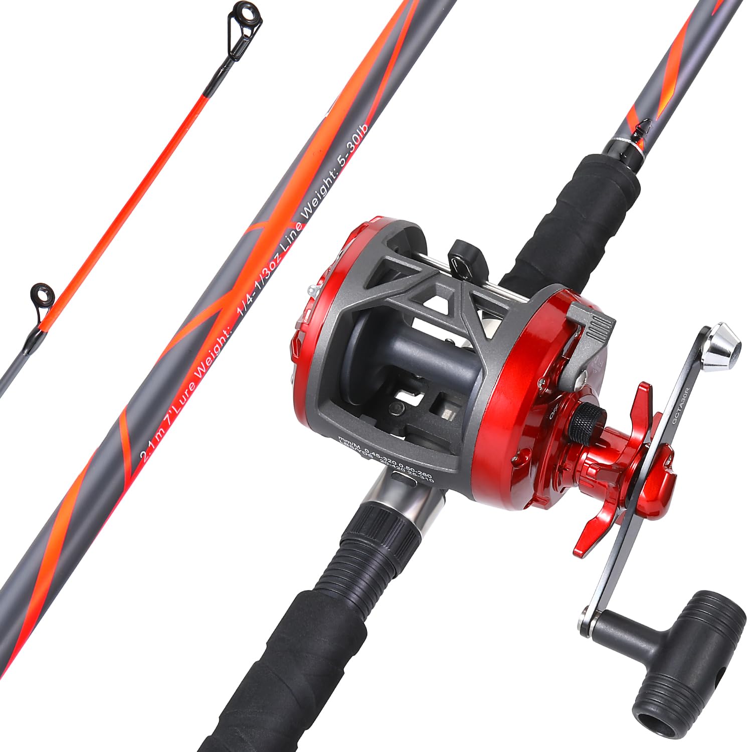 Sougayilang progressive glass rod setup for versatile freshwater and saltwater fishing success.