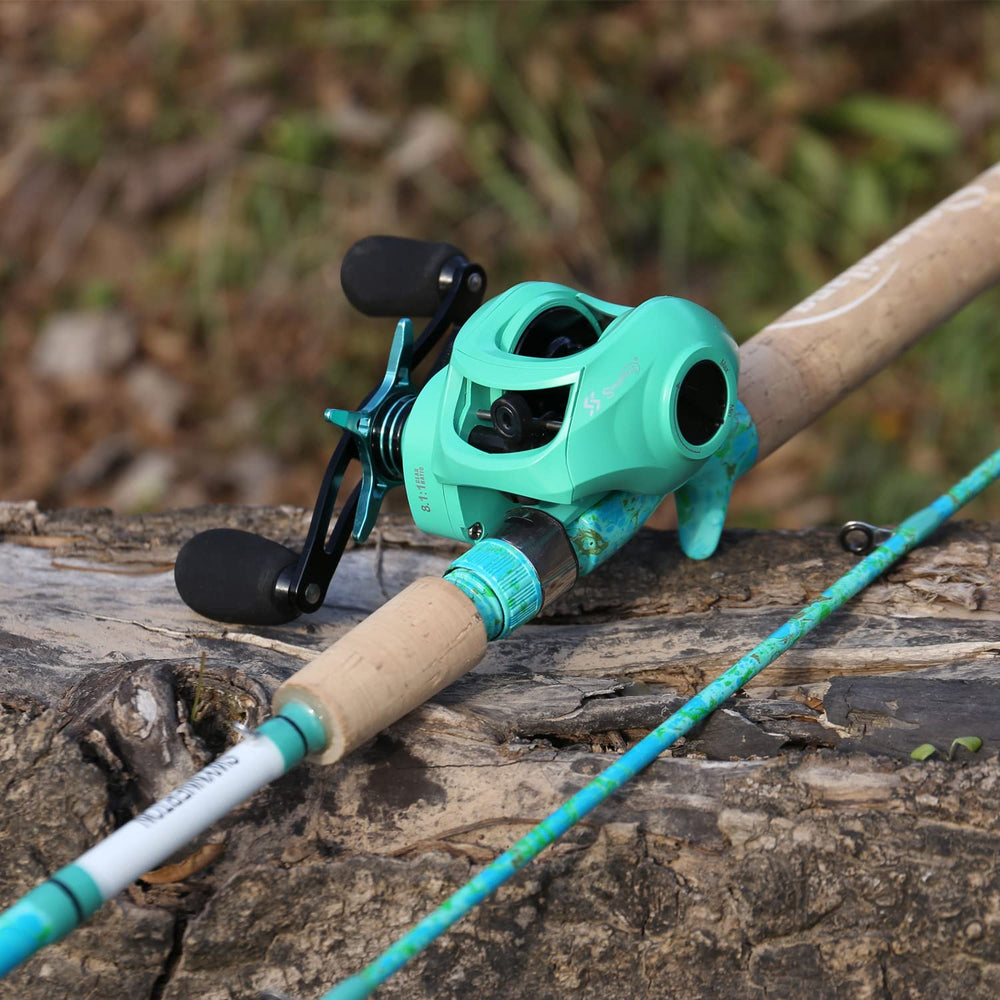 Sougayilang right-handed reel setup ready for quick retrieval on the water