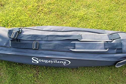 Sougayilang rod and reel carrier with durable construction for safe travel