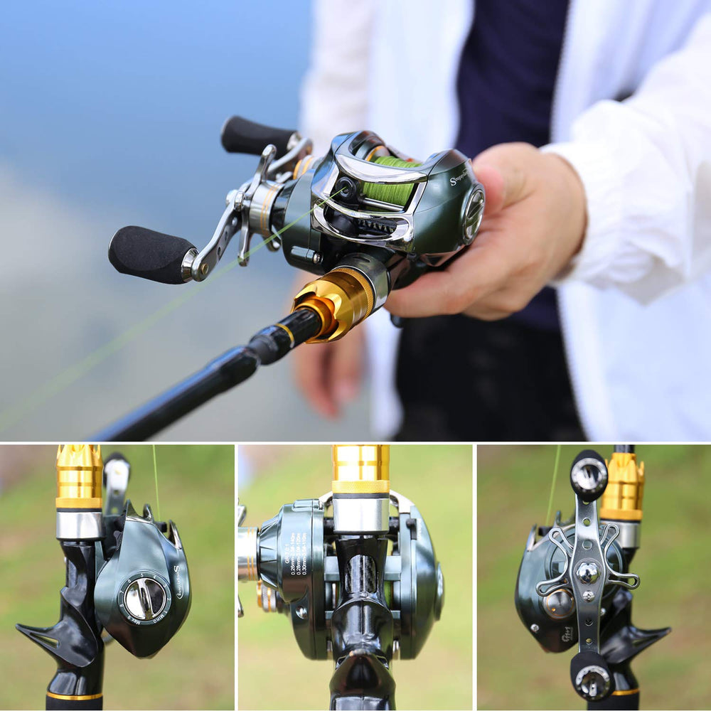 Sougayilang rod-and-reel-disassembly view for easy transport.