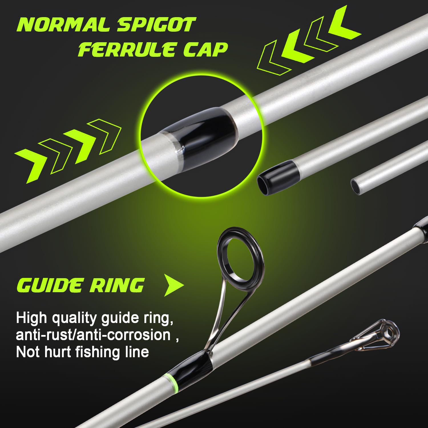 Sougayilang S-style hook keeper mount for quick, tournament-ready hook access.