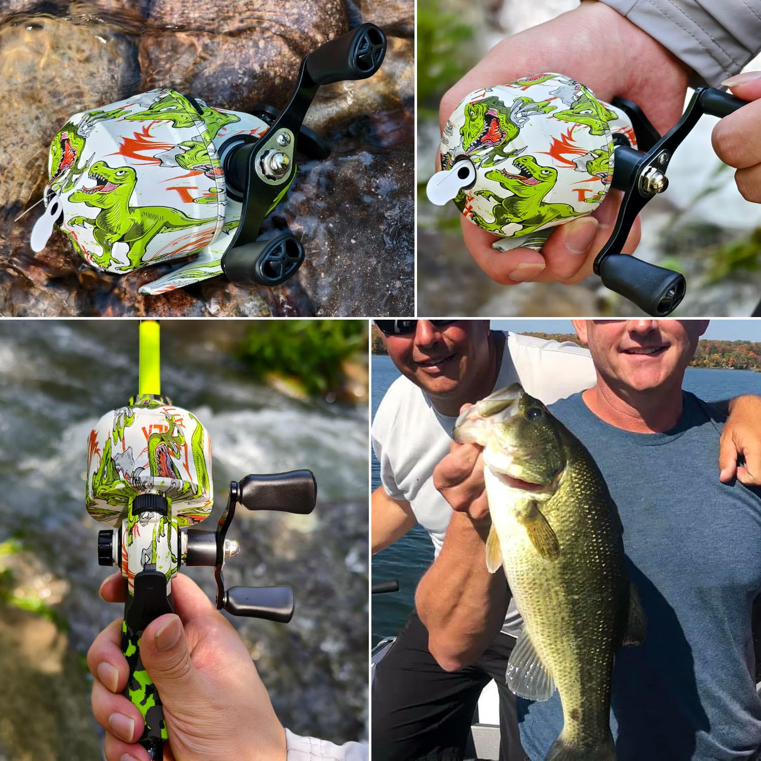 Compact, durable design of Sougayilang Spincast Reel 30
