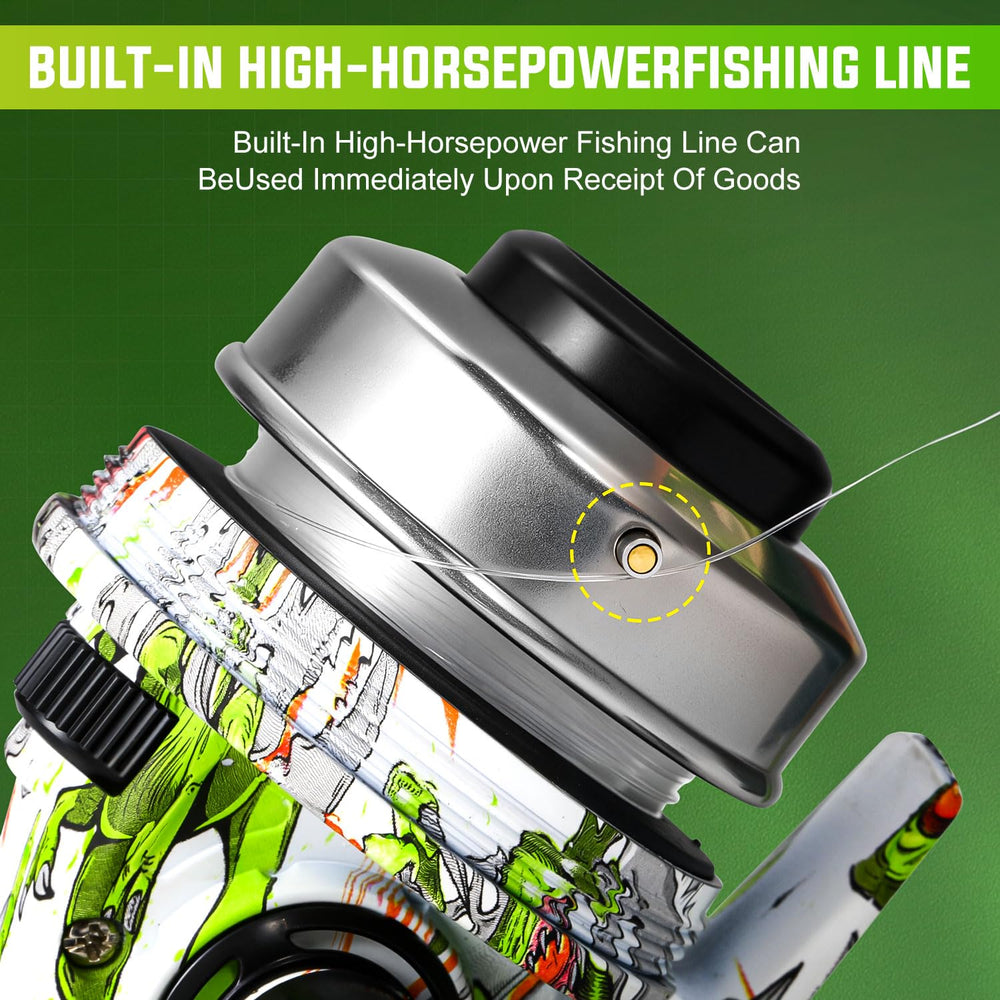 Extended line capacity on Sougayilang Spincast Reel 30