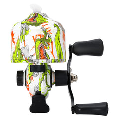 Side view showing handle and spool on Sougayilang Spincast Reel 30
