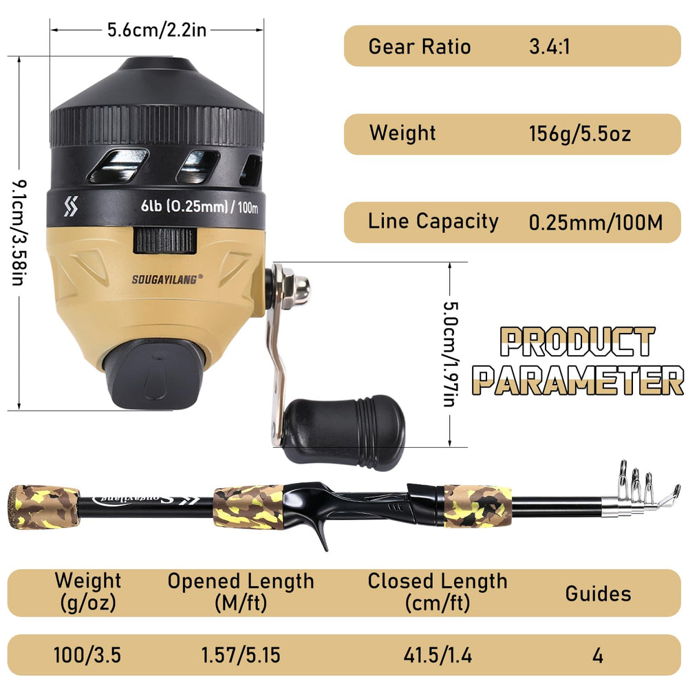 Sougayilang spincast-reel-easy-cast showcases quick setup and smooth line control.
