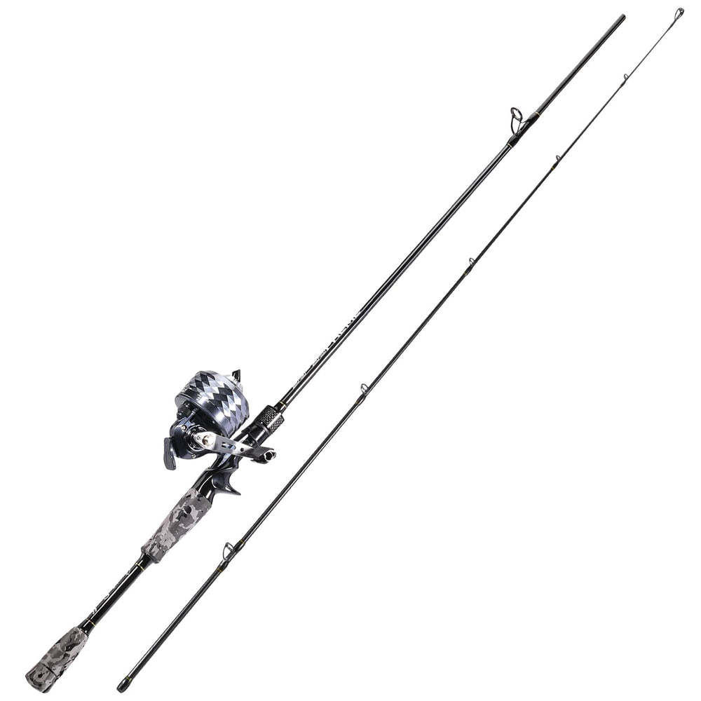 2-piece spincast rod and reel combo with graphite blank – image 2