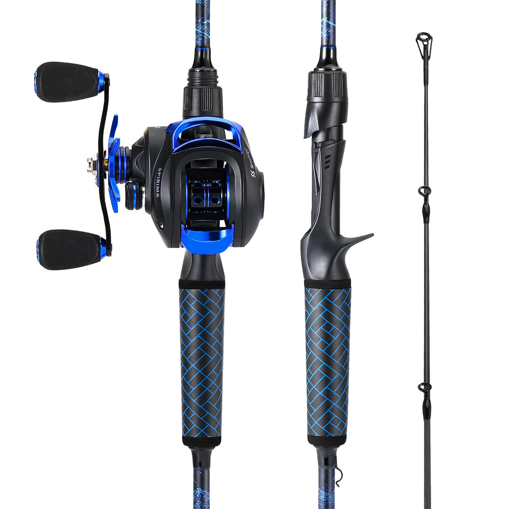 Sougayilang spinning-baitcaster rod-reel combo setup for versatile freshwater fishing.
