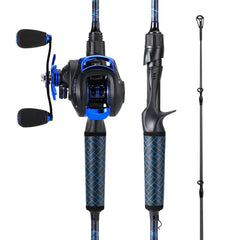 Sougayilang spinning-baitcaster rod-reel combo setup for versatile freshwater fishing.