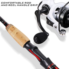Sougayilang spinning combo in action demonstrating smooth line flow and control.