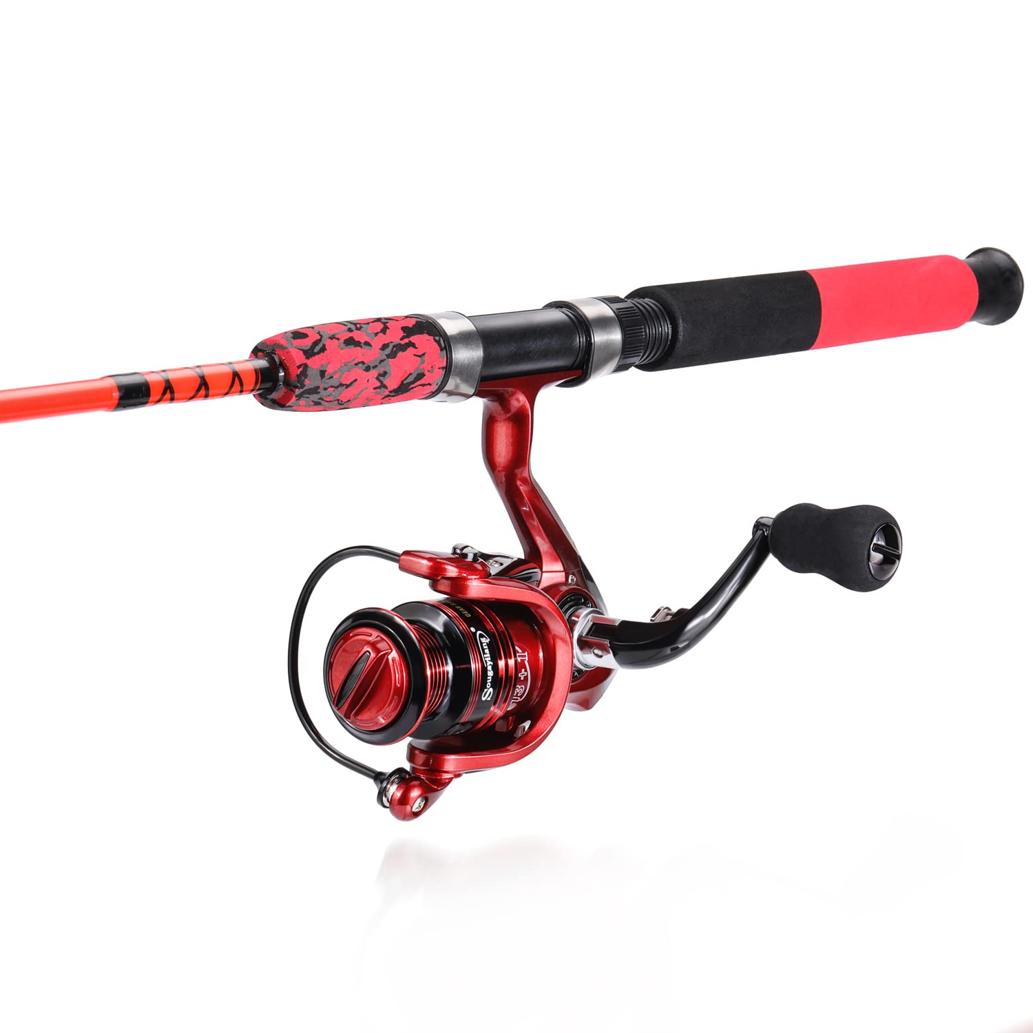 Sougayilang spinning reel with interchangeable left/right handles for flexible setups