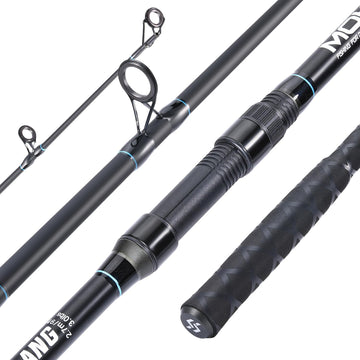 Sougayilang carbon catfish rod with EVA handle provides a comfortable grip.