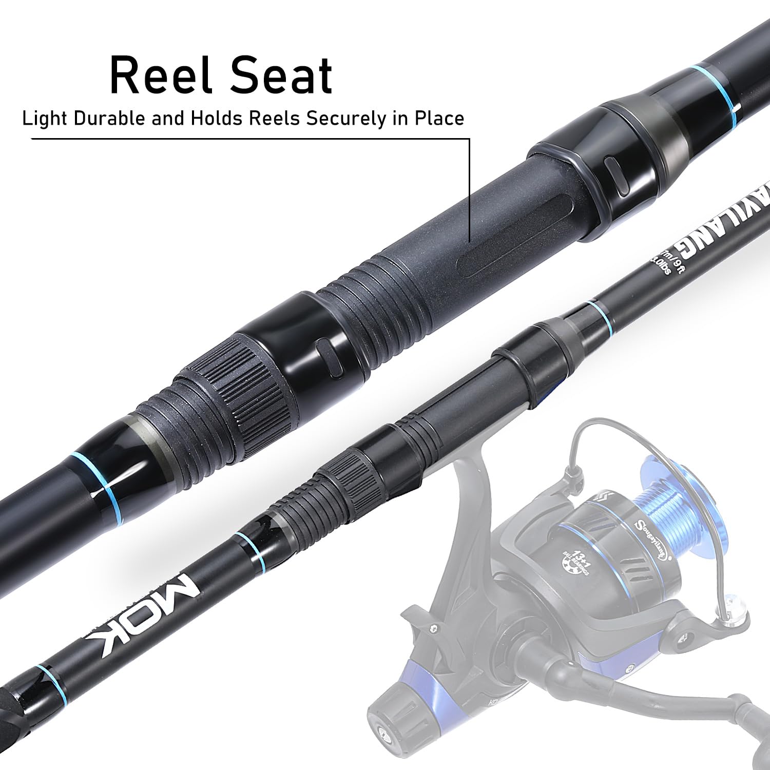 Sougayilang carbon fiber construction enhances sensitivity and durability.
