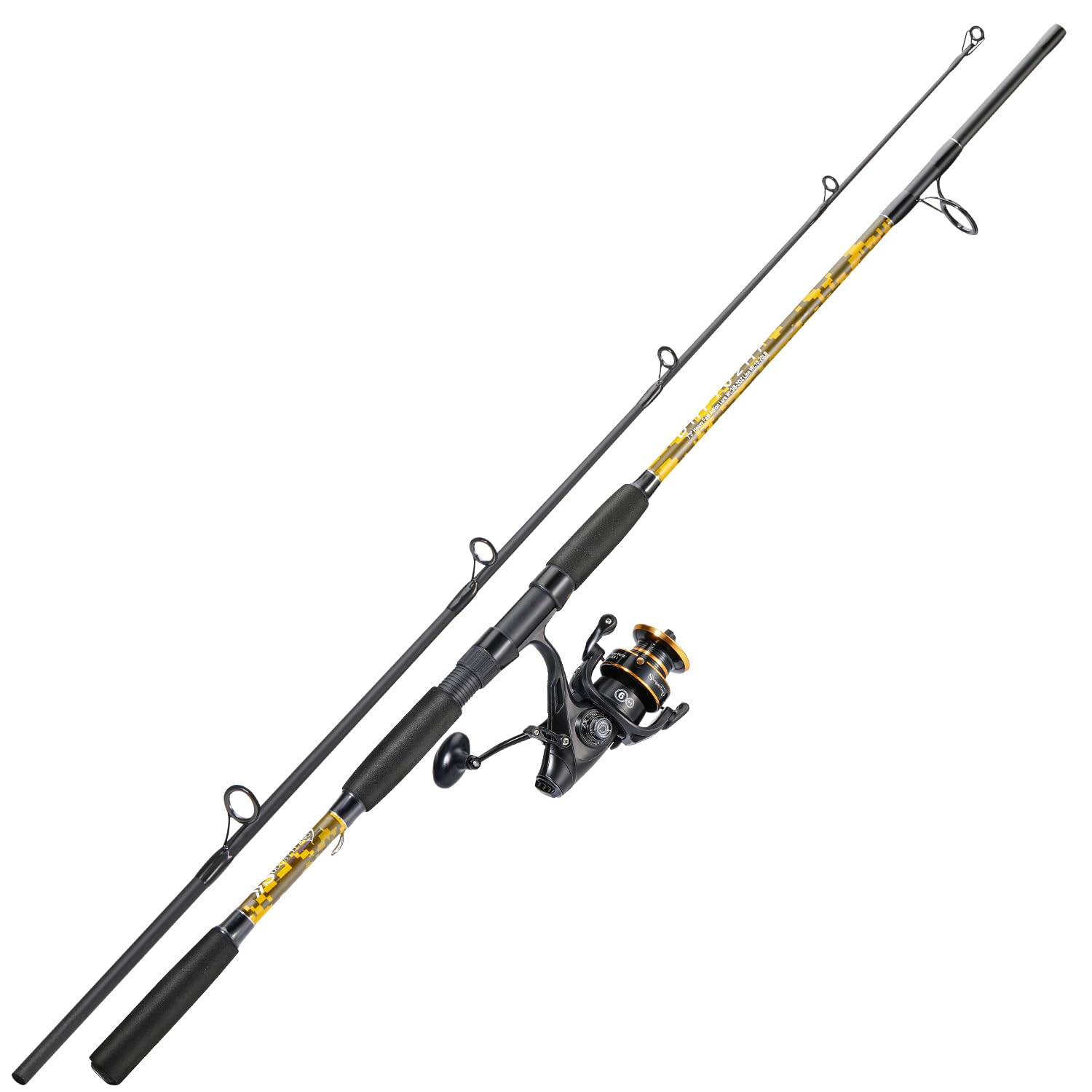 Two-piece MH action rod design close-up