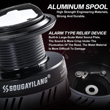 Sougayilang stainless-steel guides with PVD coating reduce line wear