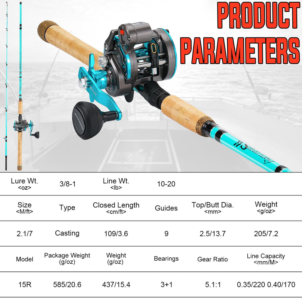 Sougayilang stainless steel guides protect line during rough inshore battles.