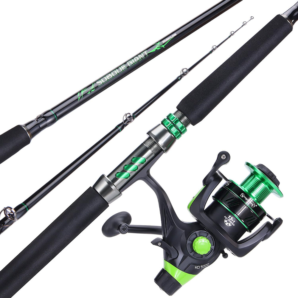 Sougayilang Subdue Giant Catfish rod—balanced for smooth casting.