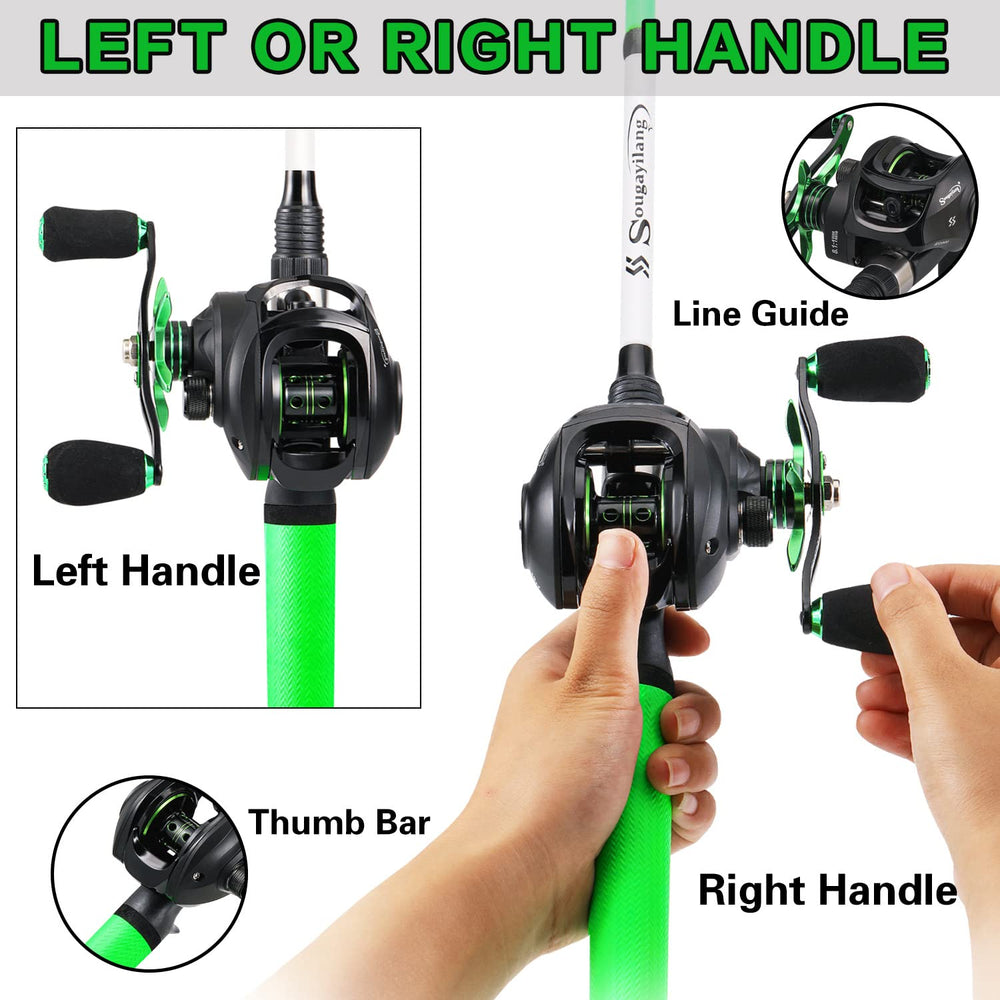 SuperPolymer handle on Sougayilang fishing rod