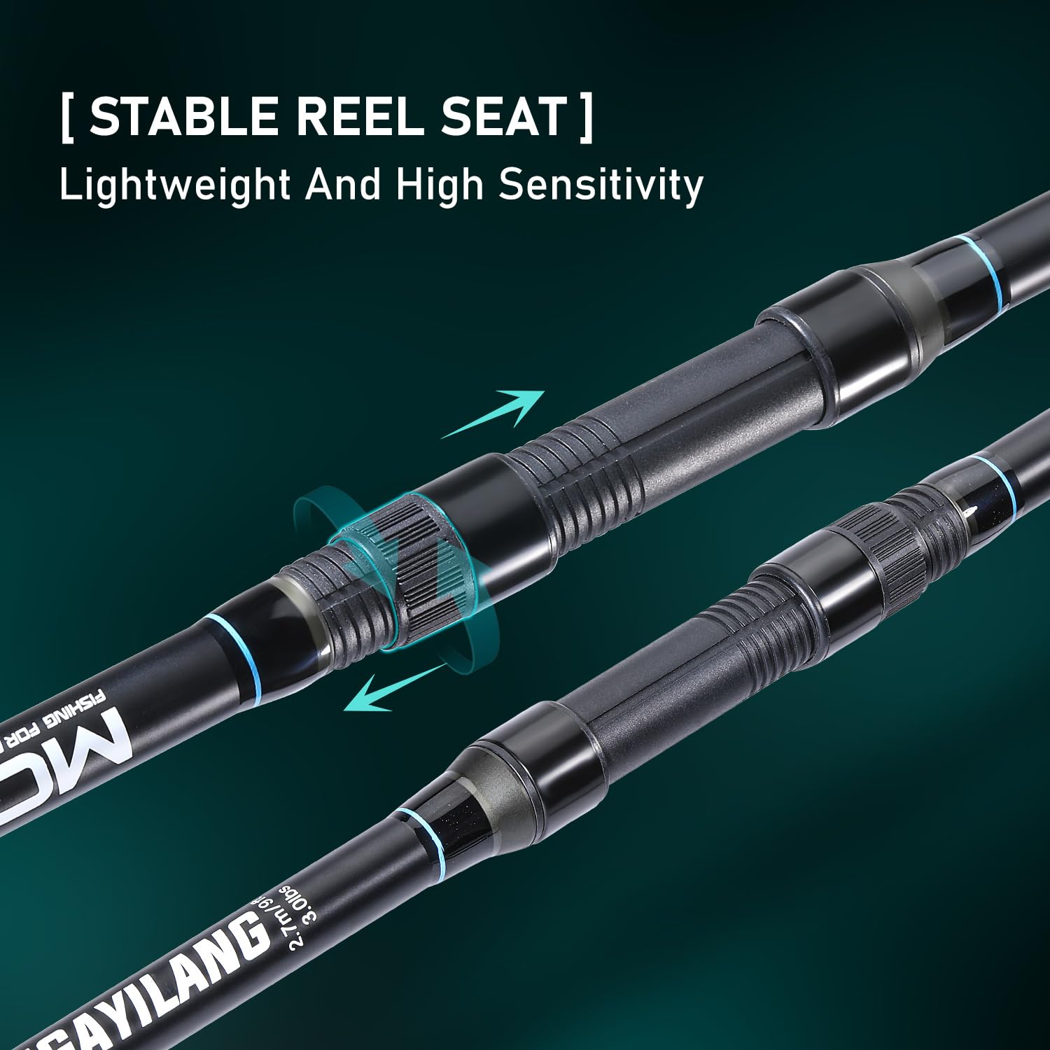 Sougayilang surf and freshwater rod use demonstrates versatile environments.