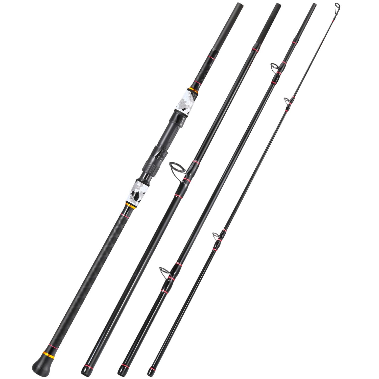 Sougayilang carbon-fiber construction delivers lightweight strength for all-day casting.