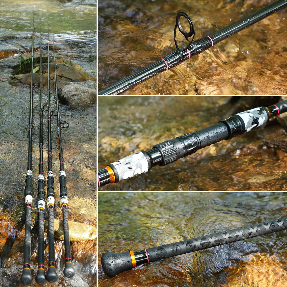 Sougayilang twelve-foot length balances casting distance with control.