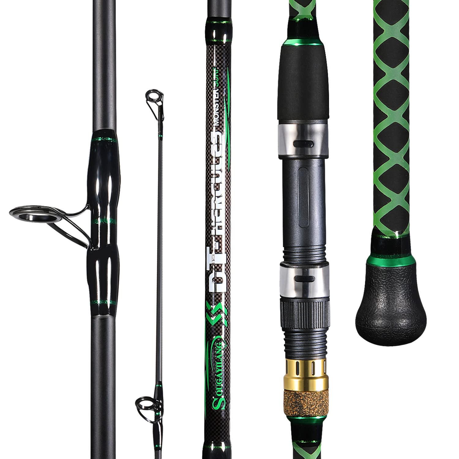 All components for saltwater beach fishing rod