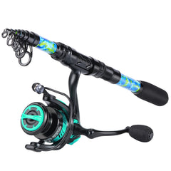 Sougayilang telescopic rod 6-9ft compact for lake or river trips