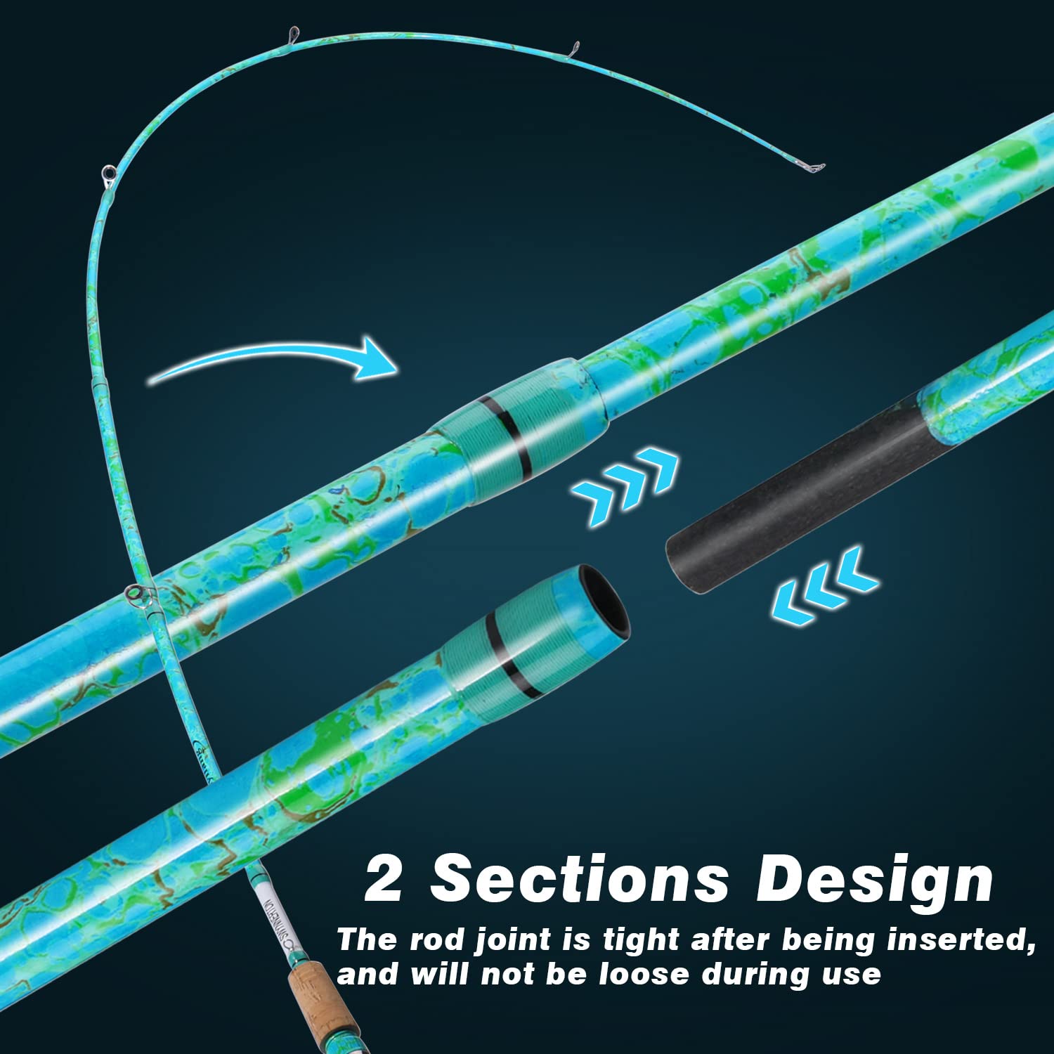Sougayilang travel-friendly 2-piece design ideal for hiking or camping trips