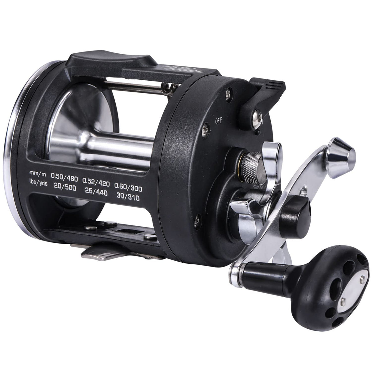 Sougayilang TSSD trolling reel 4000 right handle – front view