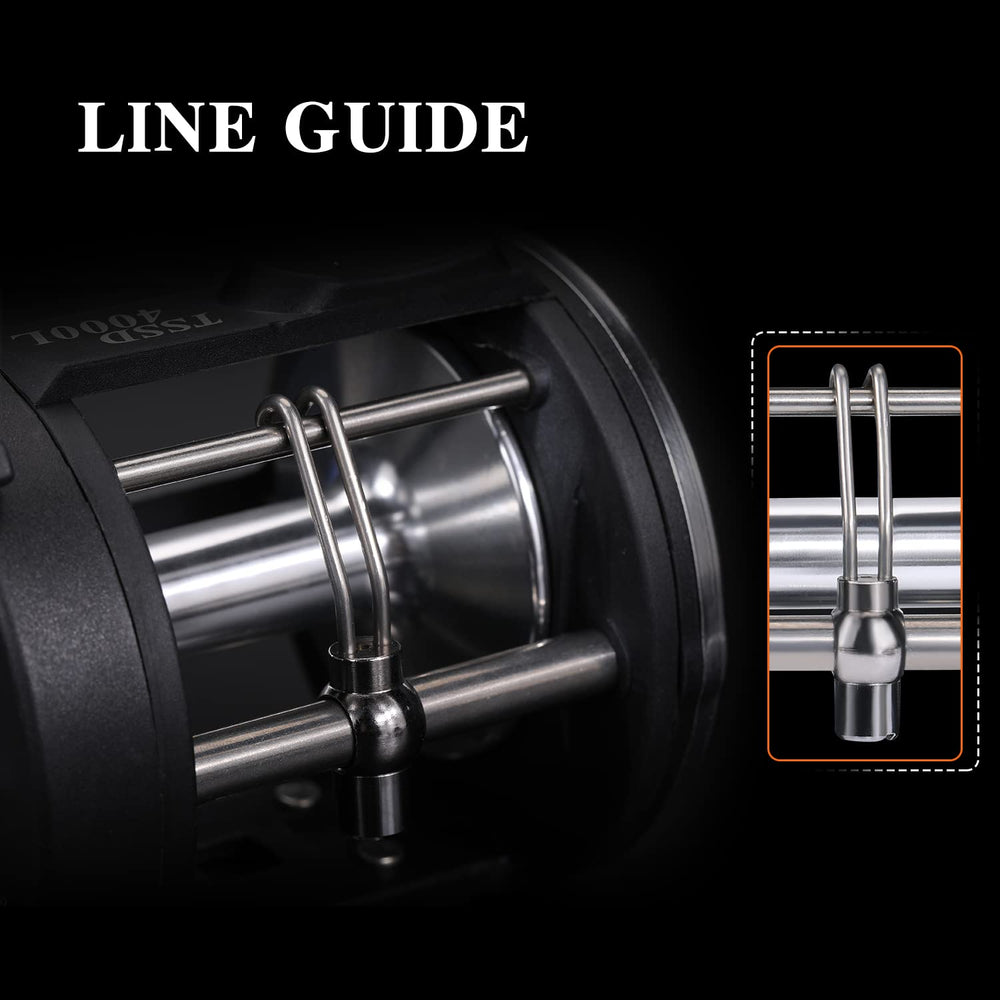 Japanese brass main gear and stainless-steel spool on TSSD reel