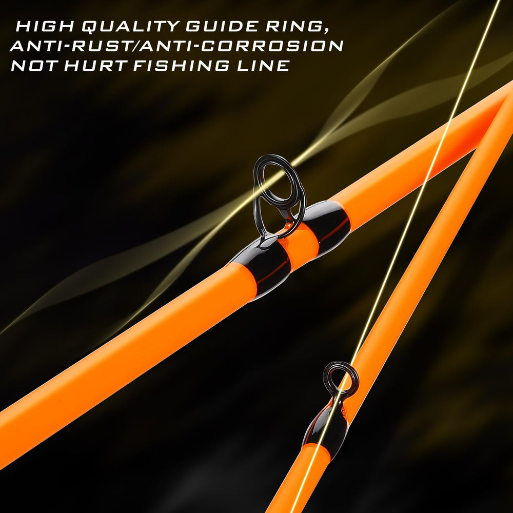 Sougayilang two piece blank rod demonstrates portable travel design