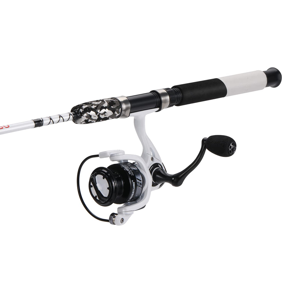 Sougayilang ultra-light reel and rod feel comfortable for all-day fishing.
