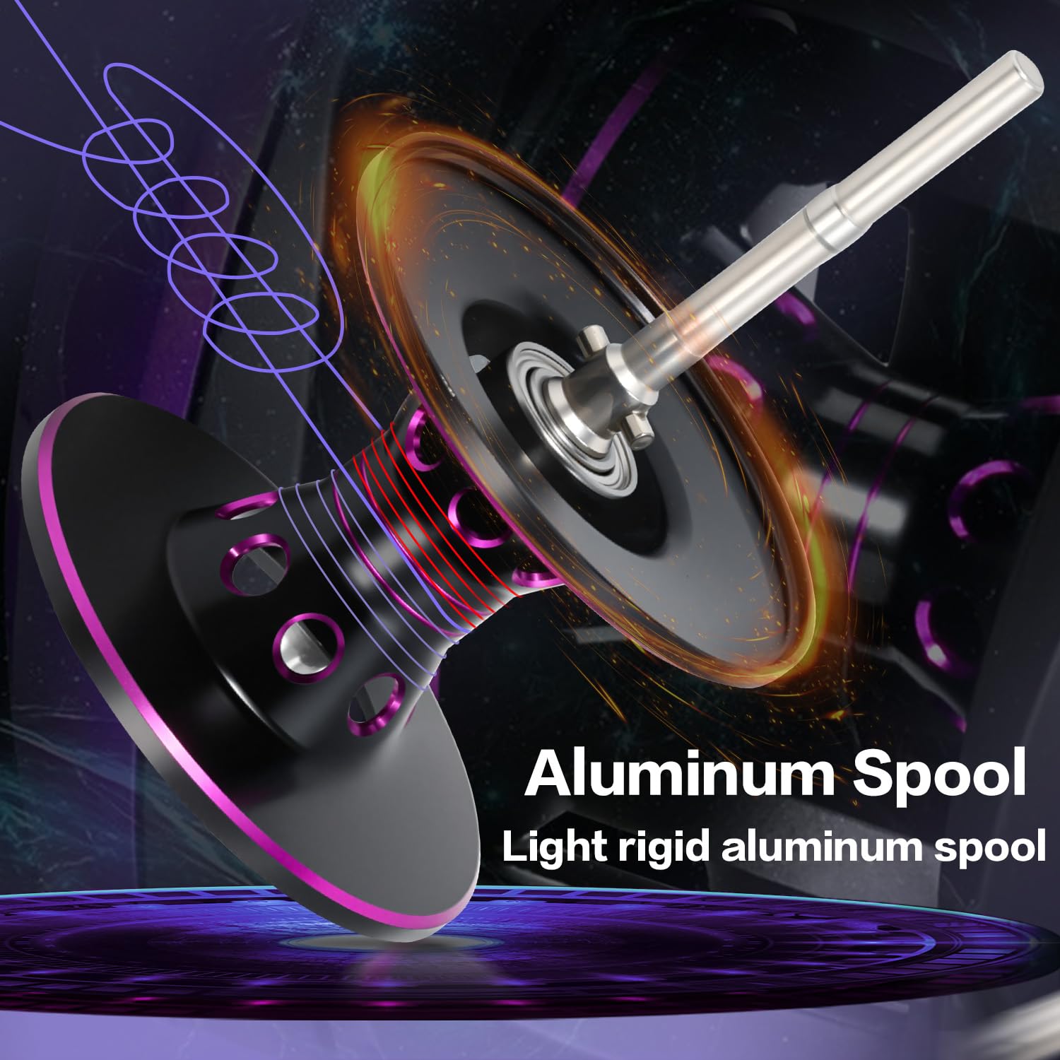 Sougayilang Voidflare 6.3:1 gear ratio balances speed and power during retrieves.