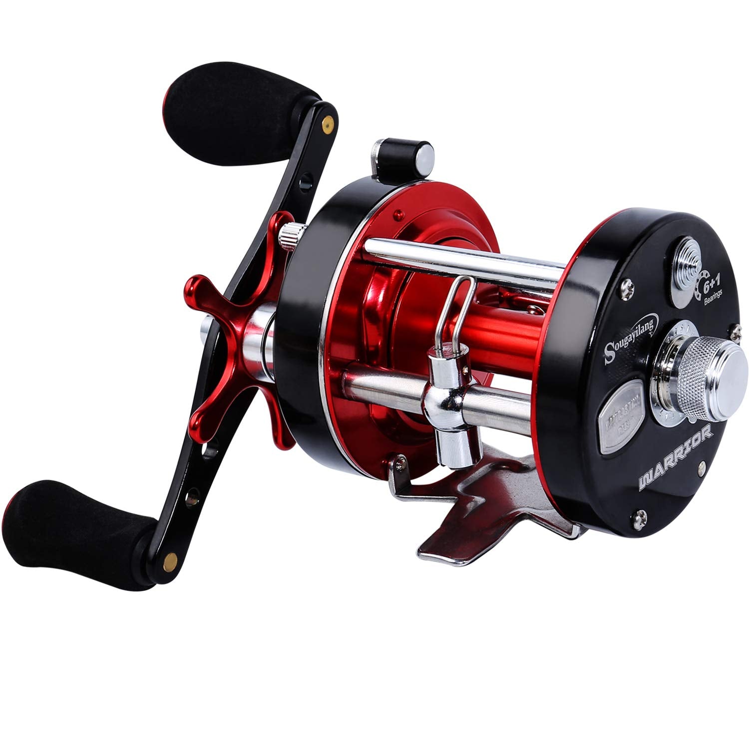 Sougayilang Warrior 6000 body with reinforced aluminum frame for rugged fishing.