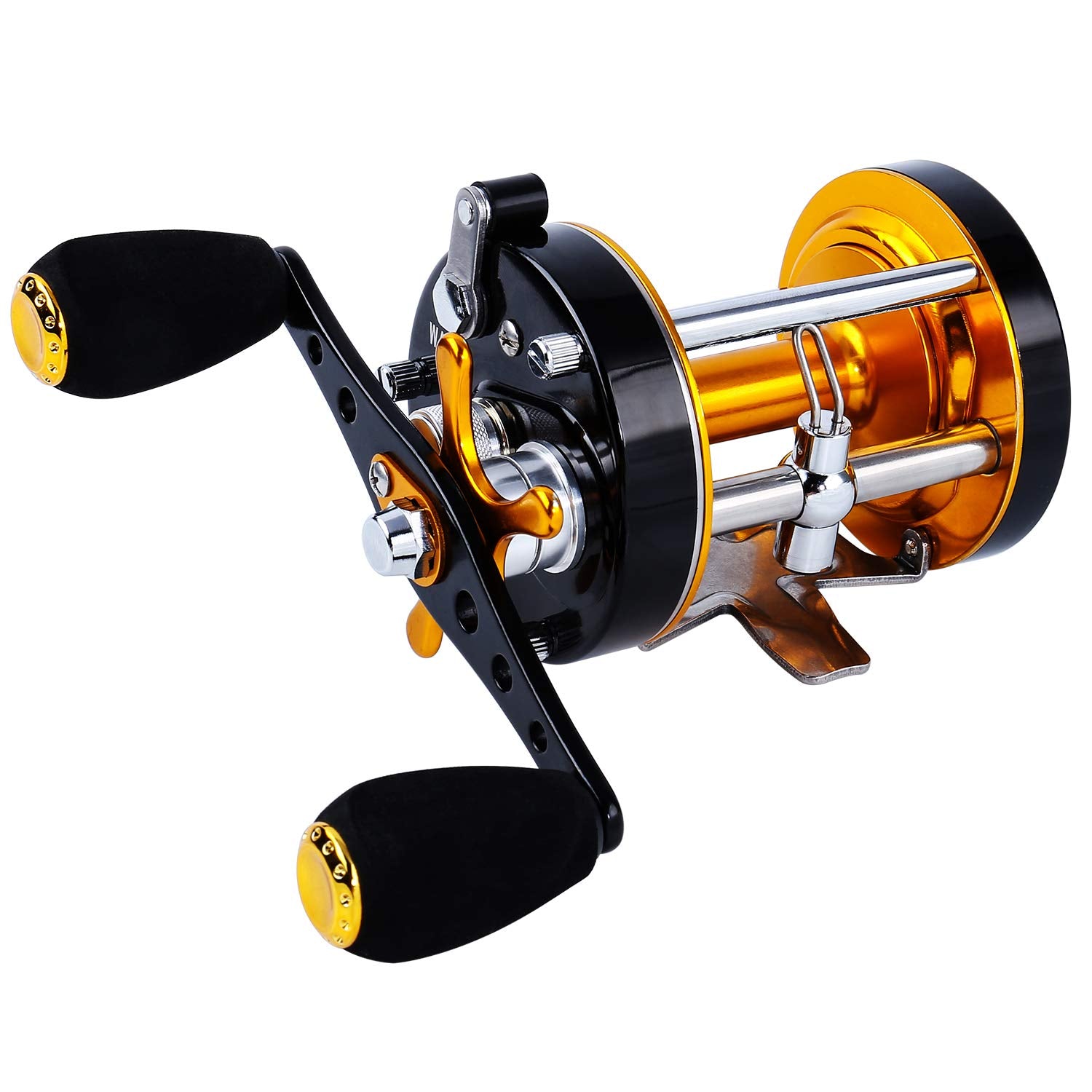 Sougayilang Warrior 6000 drag system close-up showing smooth carbonite drag for big fish battles.
