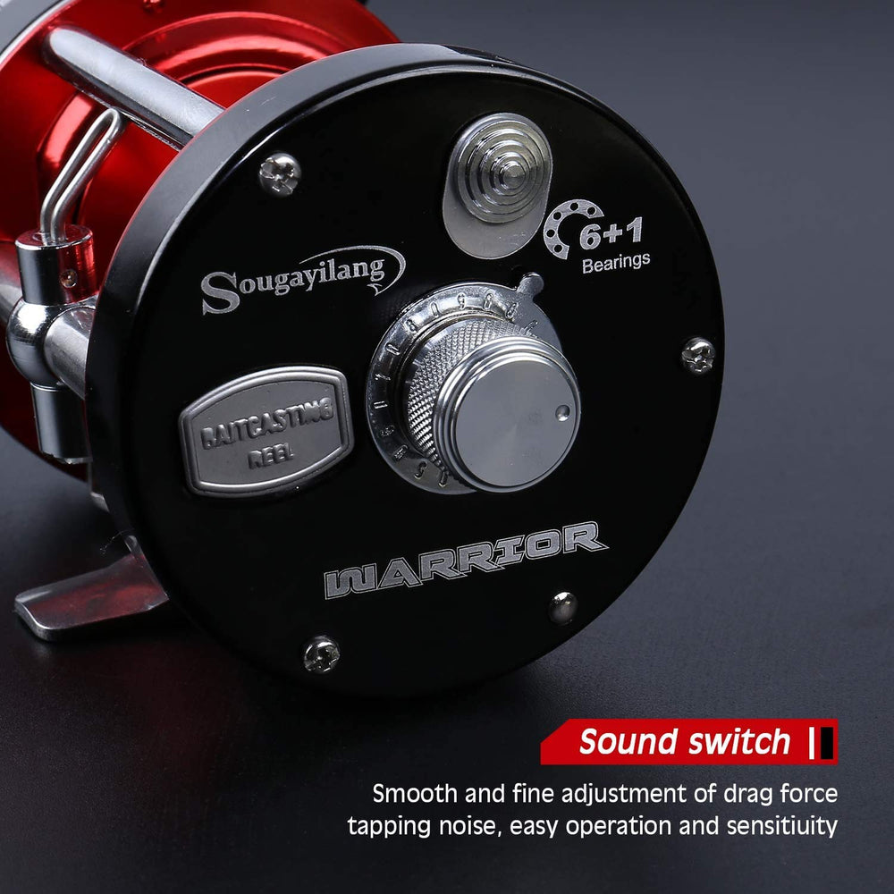 Sougayilang Warrior 6000 rear handle, for confident retrieves.