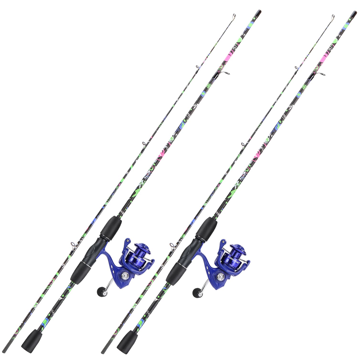 Sougayilang 2-piece rod and reel combo – front view
