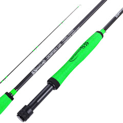 Close-up of 4-piece joint on Sougayilang fly rod