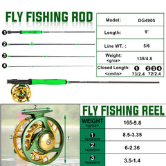 CNC machined aluminum fly reel with 2+1 bearings