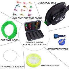Carrying case and fly box included