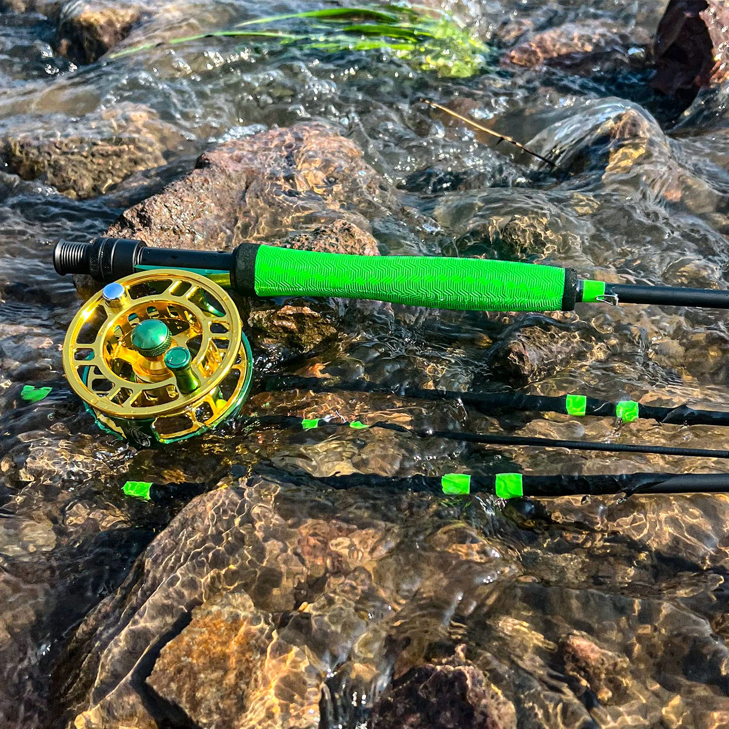 Included fly line, backing, and leader