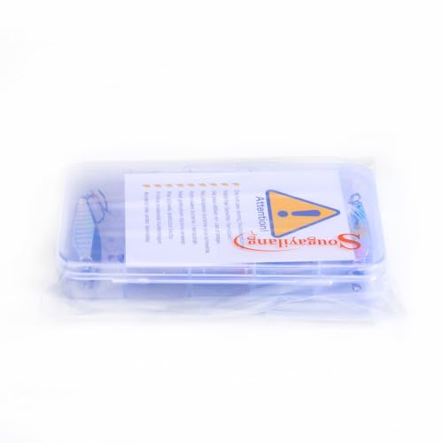 Compact jig lures in box for travel