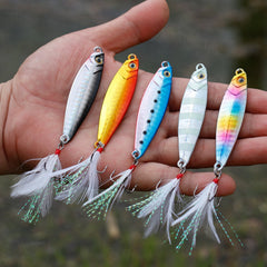 Close-up of Sougayilang 25g micro jig lure