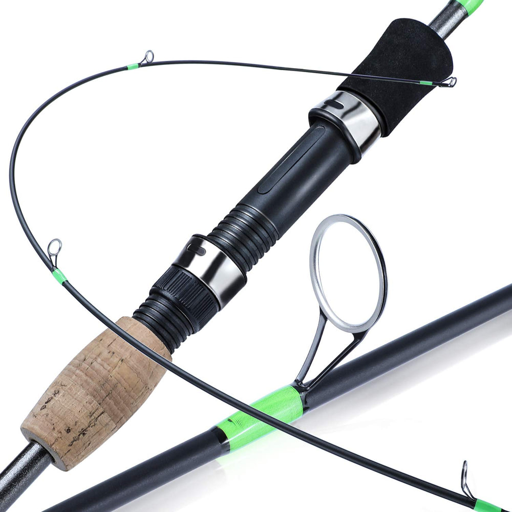 Close-up of sensitive action on Sougayilang Resolute spinning rod