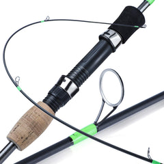 Close-up of sensitive action on Sougayilang Resolute spinning rod
