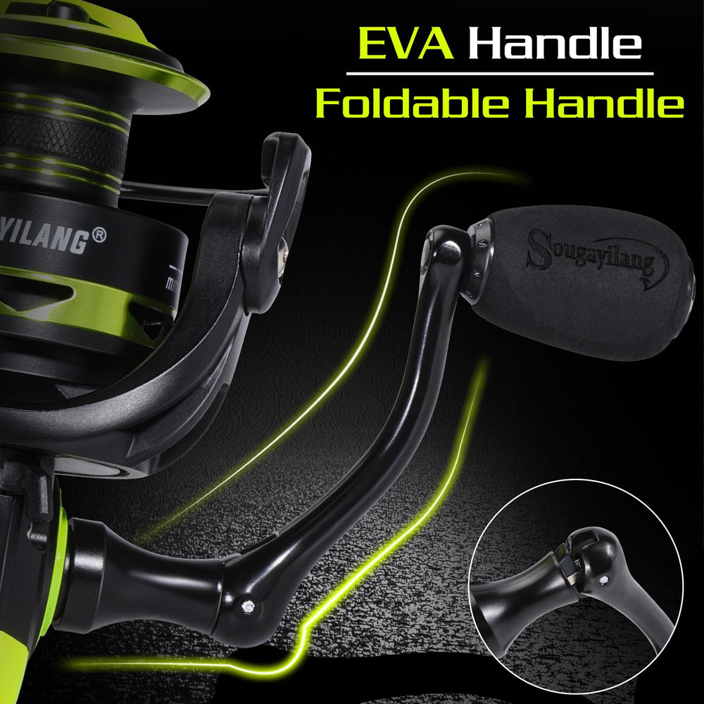 Gear ratio 5.2:1 for smooth fishing