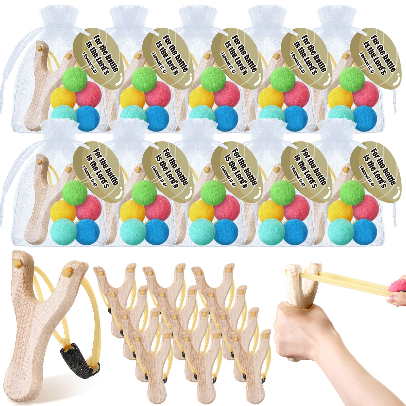 Soulchen David and Goliath Slingshot Set packaging ideal for gifting and classroom display