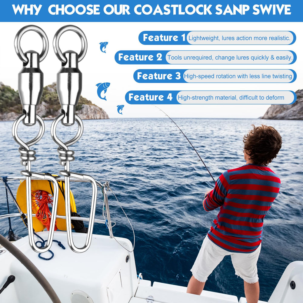 Soulchen Snap Swivels for freshwater and saltwater use
