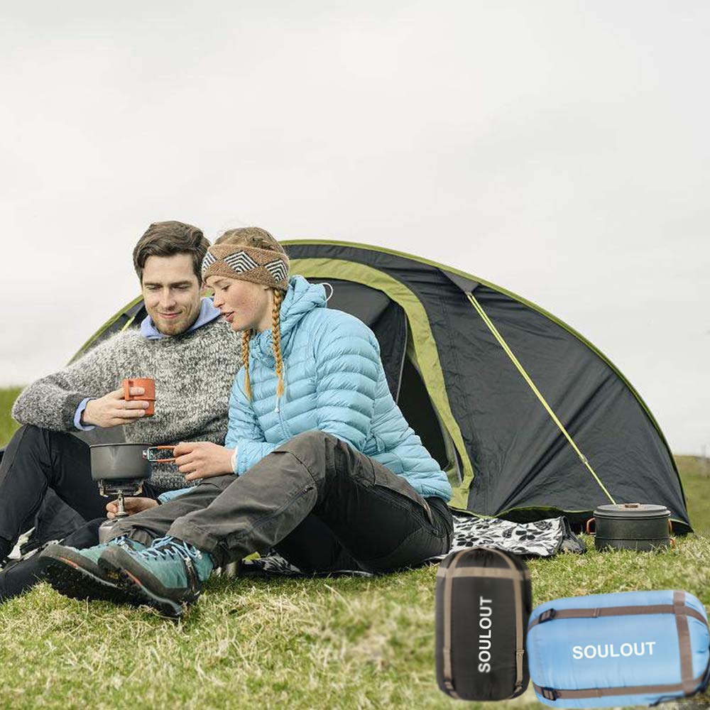 SOULOUT Mandarin Red bag fits both adults and teens for flexible sleeping